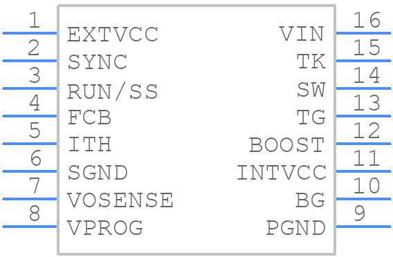 LTC1775CSPBF - Analog Devices - PCB symbol