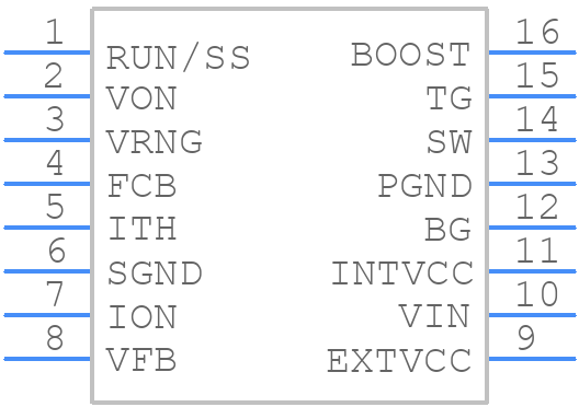 LTC1778EGN-1PBF - Analog Devices - PCB symbol