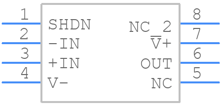 LTC2050IS8PBF - Analog Devices - PCB symbol