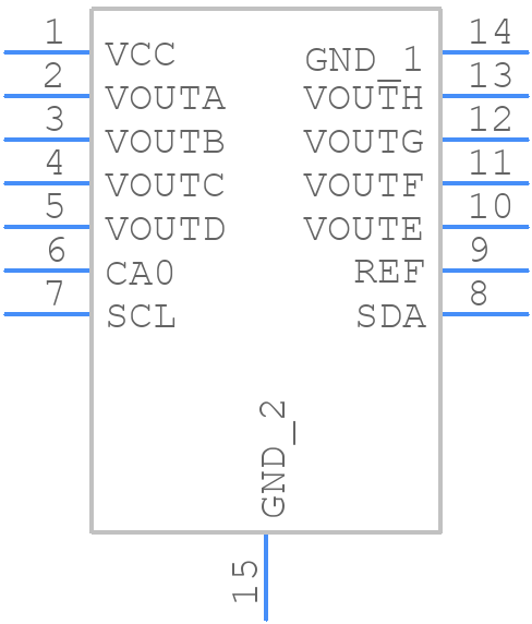 LTC2637CDE-HMI8PBF - Analog Devices - PCB symbol