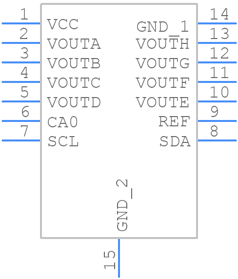 LTC2637CDE-HZ8PBF - Analog Devices - PCB symbol