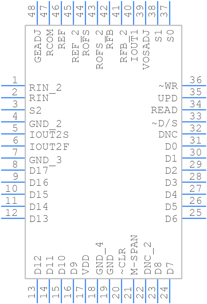 LTC2757ACLXPBF-ES - Analog Devices - PCB symbol