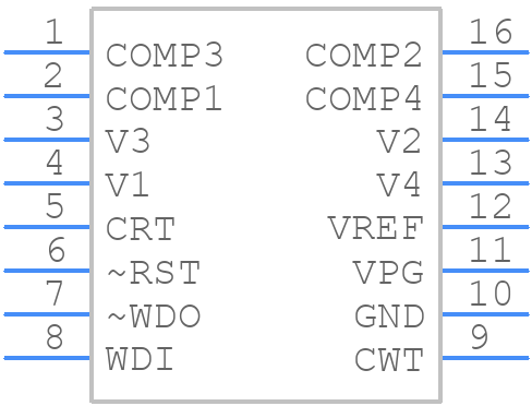 LTC2901-1CGNPBF - Analog Devices - PCB symbol