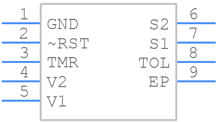 LTC2905HDDBTRMPBF - Analog Devices - PCB symbol