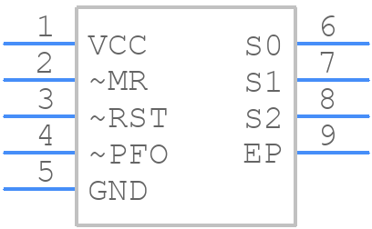 LTC2935CDC-3PBF - Analog Devices - PCB symbol