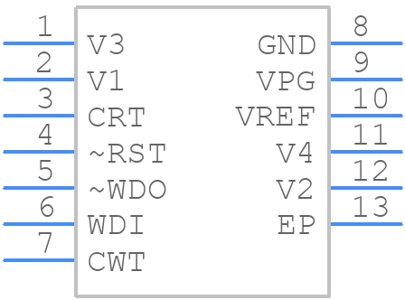 LTC2938CDETRPBF - Analog Devices - PCB symbol