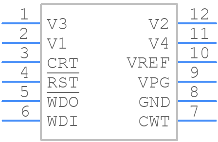 LTC2938CMSTRPBF - Analog Devices - PCB symbol