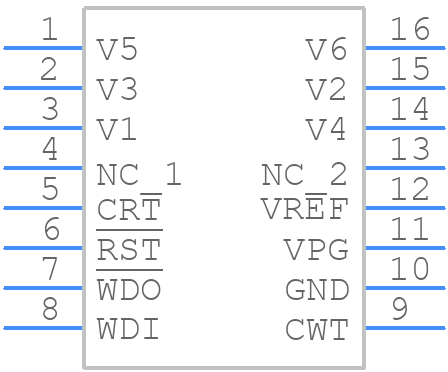 LTC2939CMSTRPBF - Analog Devices - PCB symbol