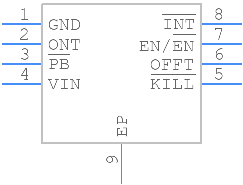 LTC2950CDDB-1TRMPBF - Analog Devices - PCB symbol