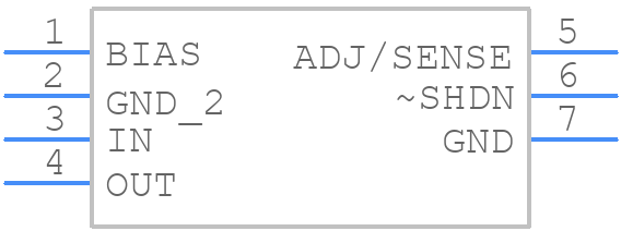 LTC3025EDC-2TRMPBF - Analog Devices - PCB symbol