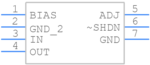 LTC3025EDC - Analog Devices - PCB symbol