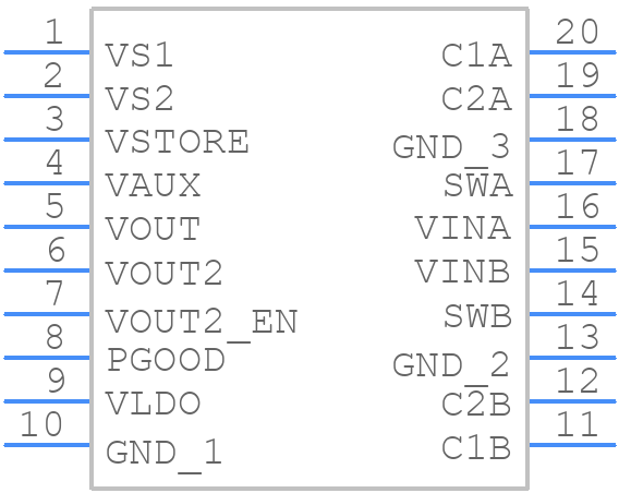 LTC3109EGNTRPBF - Analog Devices - PCB symbol