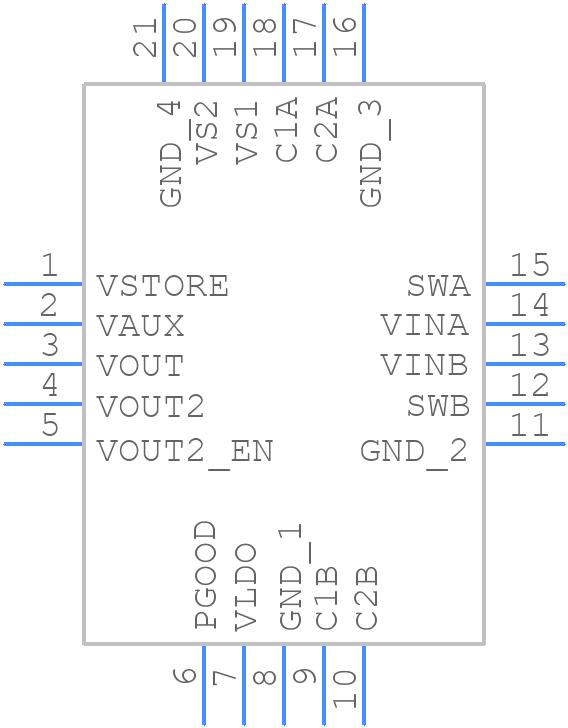 LTC3109EUFTRPBF - Analog Devices - PCB symbol