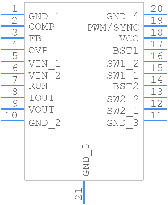 LTC3112EFEPBF - Analog Devices - PCB symbol