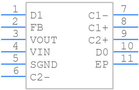 LTC3202EDDPBF - Analog Devices - PCB symbol