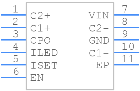 LTC3214EDDPBF - Analog Devices - PCB symbol
