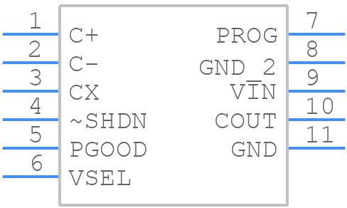 LTC3225EDDB-1TRPBF - Analog Devices - PCB symbol
