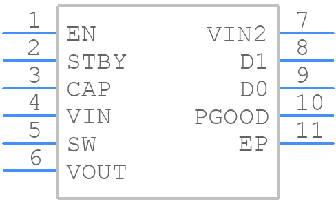 LTC3388EDD-3TRPBF - Analog Devices - PCB symbol