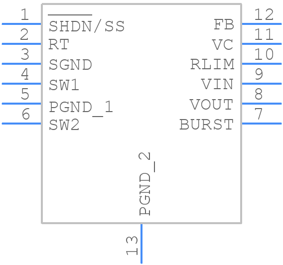 LTC3442EDEPBF - Analog Devices - PCB symbol