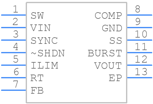 LTC3458EDEPBF - Analog Devices - PCB symbol