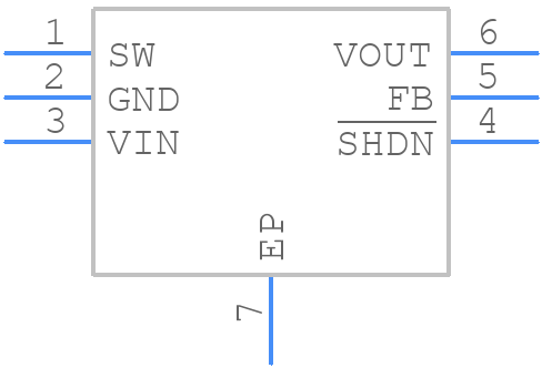 LTC3526BEDCPBF - Analog Devices - PCB symbol