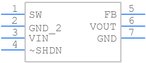 LTC3526EDCPBF - Analog Devices - PCB symbol