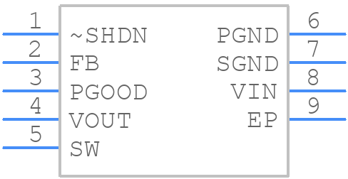 LTC3528EDDB-2PBF - Analog Devices - PCB symbol