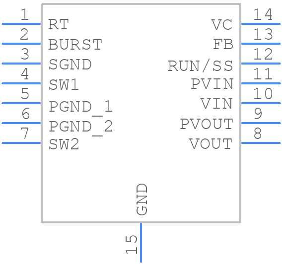 LTC3533EDEPBF - Analog Devices - PCB symbol