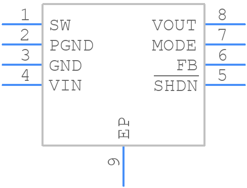 LTC3539EDCB-2TRMPBF - Analog Devices - PCB symbol