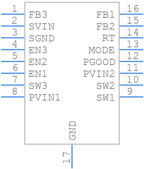 LTC3569EFEPBF - Analog Devices - PCB symbol