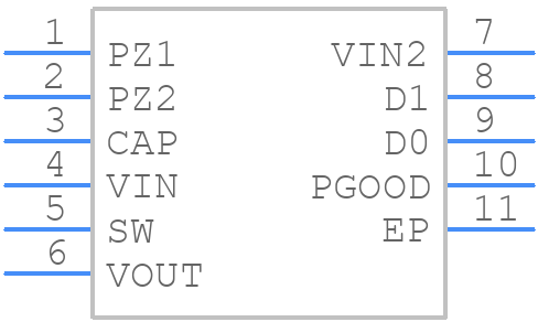 LTC3588IDD-2TRPBF - Analog Devices - PCB symbol