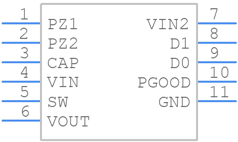LTC3588IMSE-1PBF - Analog Devices - PCB symbol