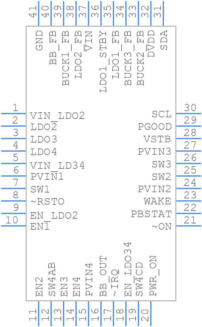 LTC3589EUJTRPBF - Analog Devices - PCB symbol