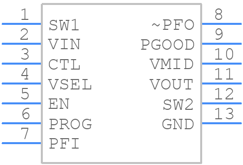 LTC3625EDE-1TRPBF - Analog Devices - PCB symbol