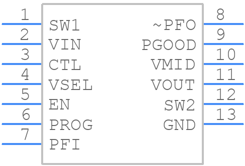 LTC3625IDEPBF - Analog Devices - PCB symbol