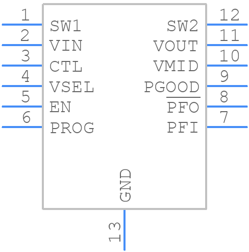 LTC3625IDE-1TRPBF - Analog Devices - PCB symbol