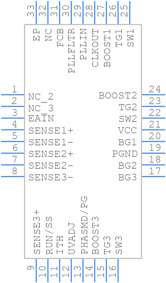 LTC3731HUHTRPBF - Analog Devices - PCB symbol