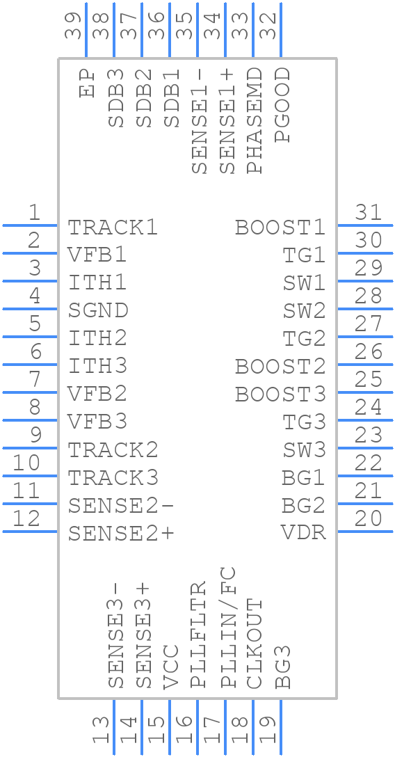 LTC3773EUHFTRMPBF - Analog Devices - PCB symbol