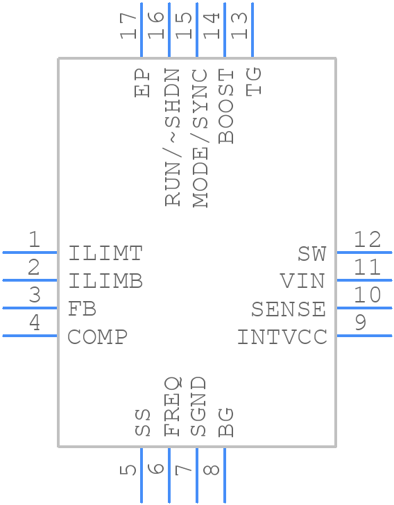 LTC3775EUDPBF - Analog Devices - PCB symbol