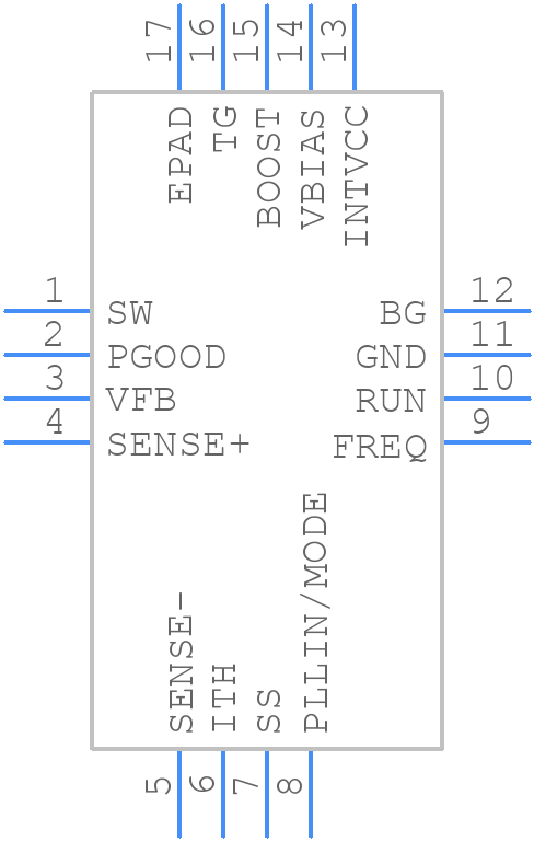 LTC3786EUDPBF - Analog Devices - PCB symbol