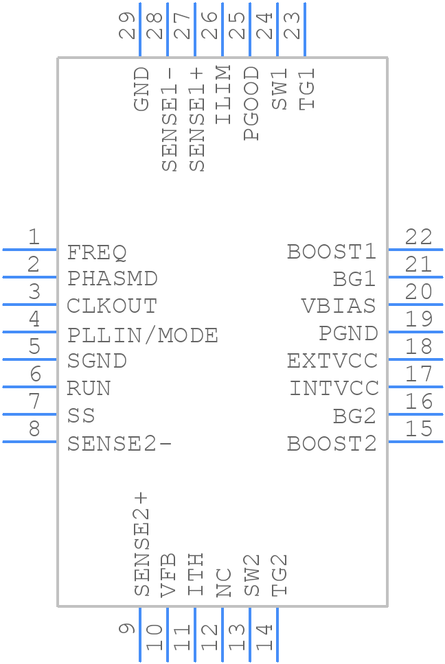 LTC3787EUFDPBF - Analog Devices - PCB symbol