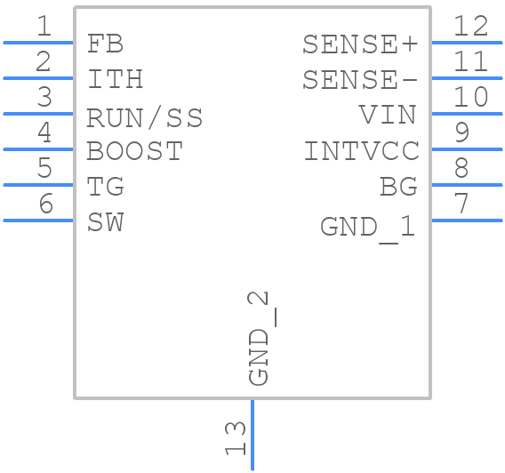 LTC3854IMSETRPBF - Analog Devices - PCB symbol