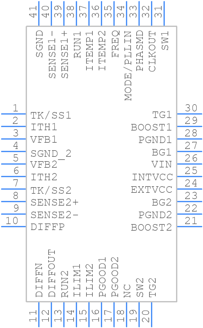 LTC3855EUJTRPBF - Analog Devices - PCB symbol