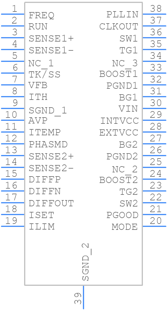 LTC3856EFEPBF - Analog Devices - PCB symbol