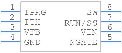 LTC3872ETS8TRMPBF - Analog Devices - PCB symbol