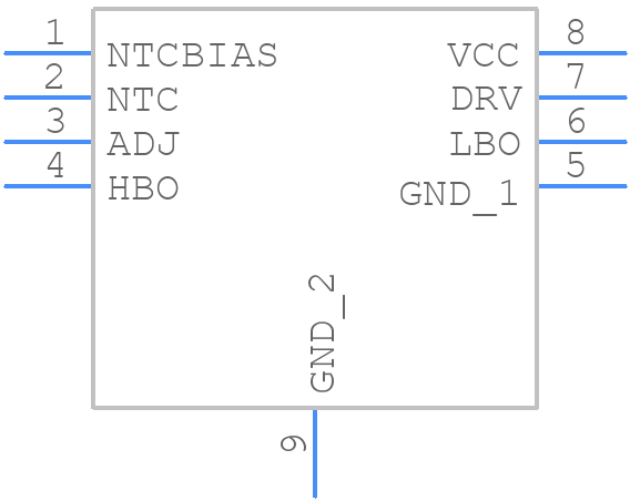 LTC4070EDDBPBF - Analog Devices - PCB symbol