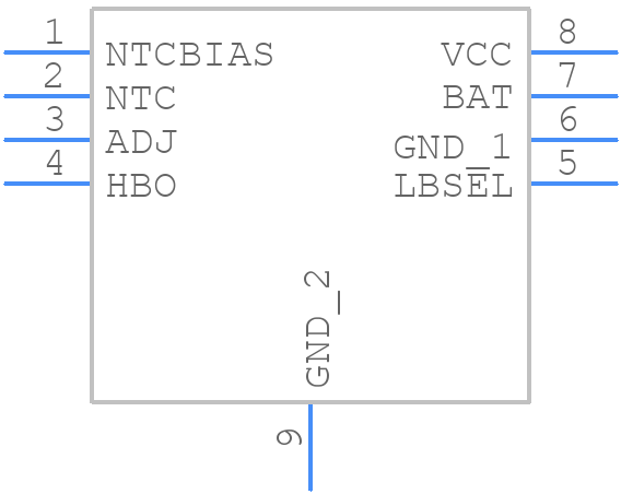 LTC4071EMS8EPBF - Analog Devices - PCB symbol