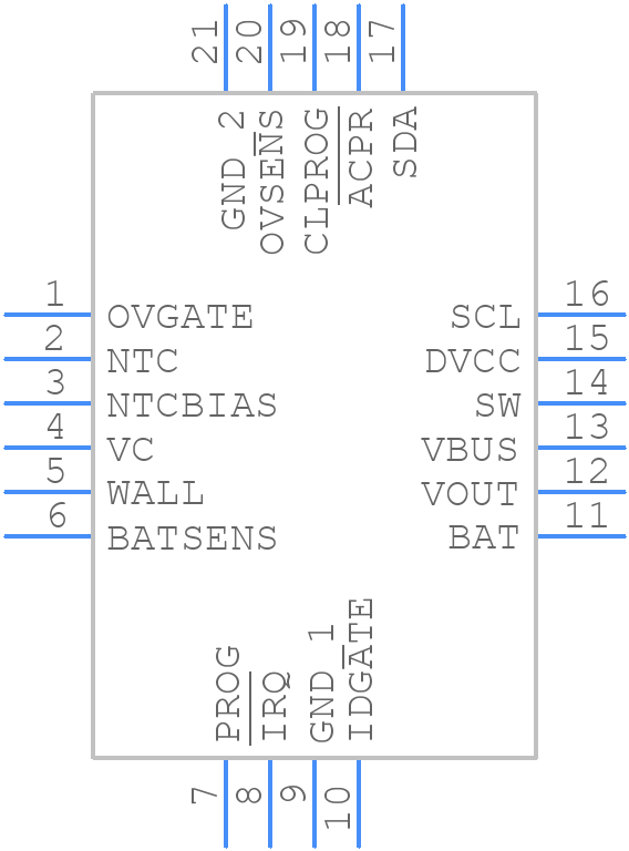 LTC4099EUDCTRPBF - Analog Devices - PCB symbol