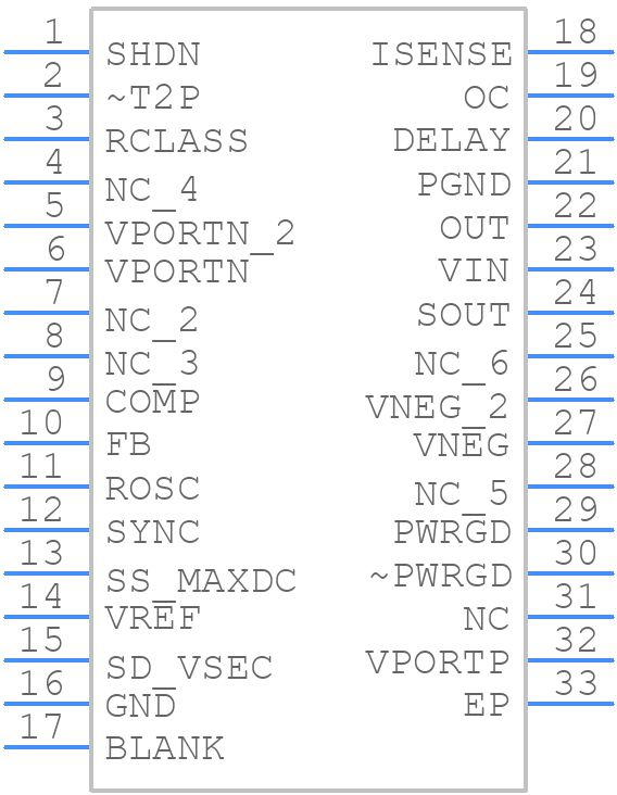 LTC4269IDKD-2TRPBF - Analog Devices - PCB symbol