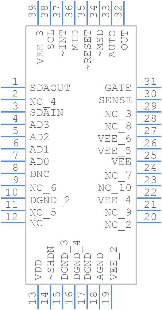 LTC4274CUHFTRPBF - Analog Devices - PCB symbol